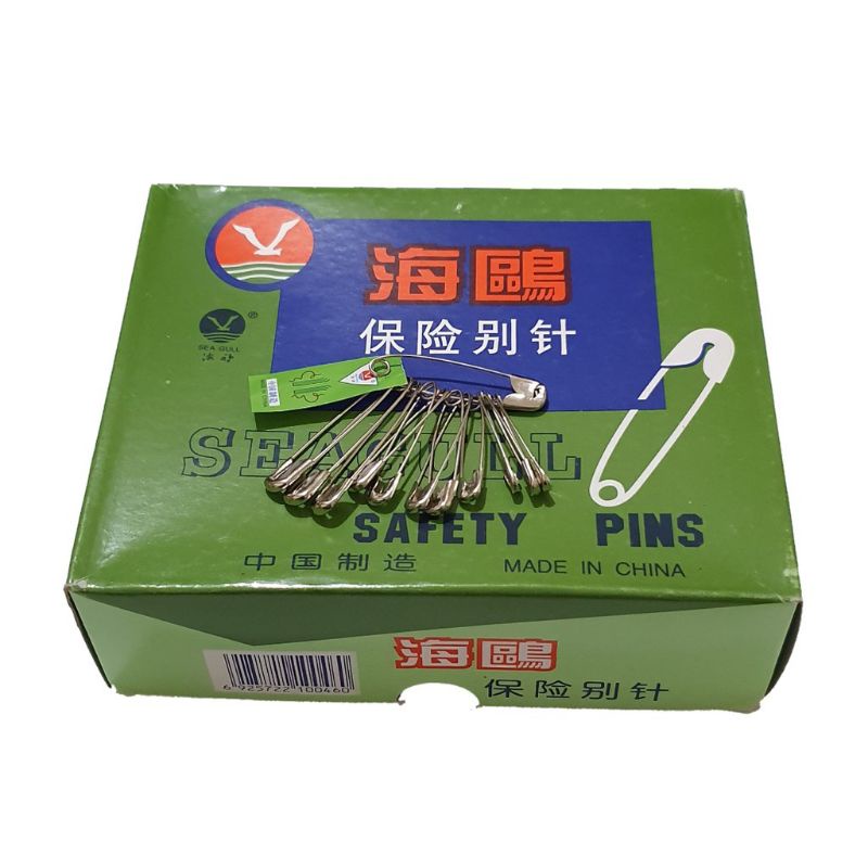 Peniti Seagull Nikel 12pcs