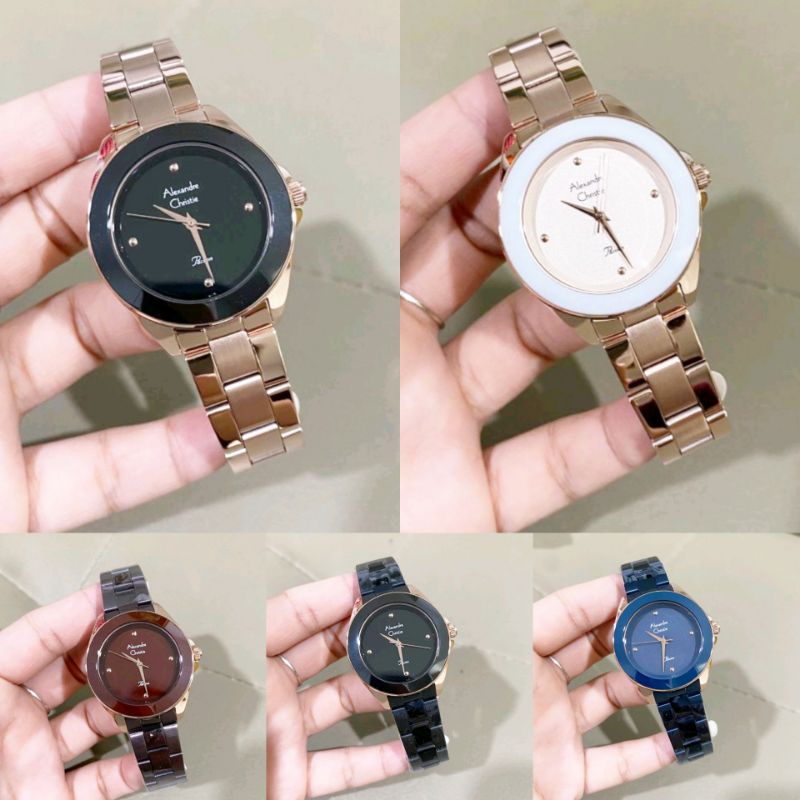 Jam Tangan Wanita Alexandre Christie Ac 2976 Original Include Box