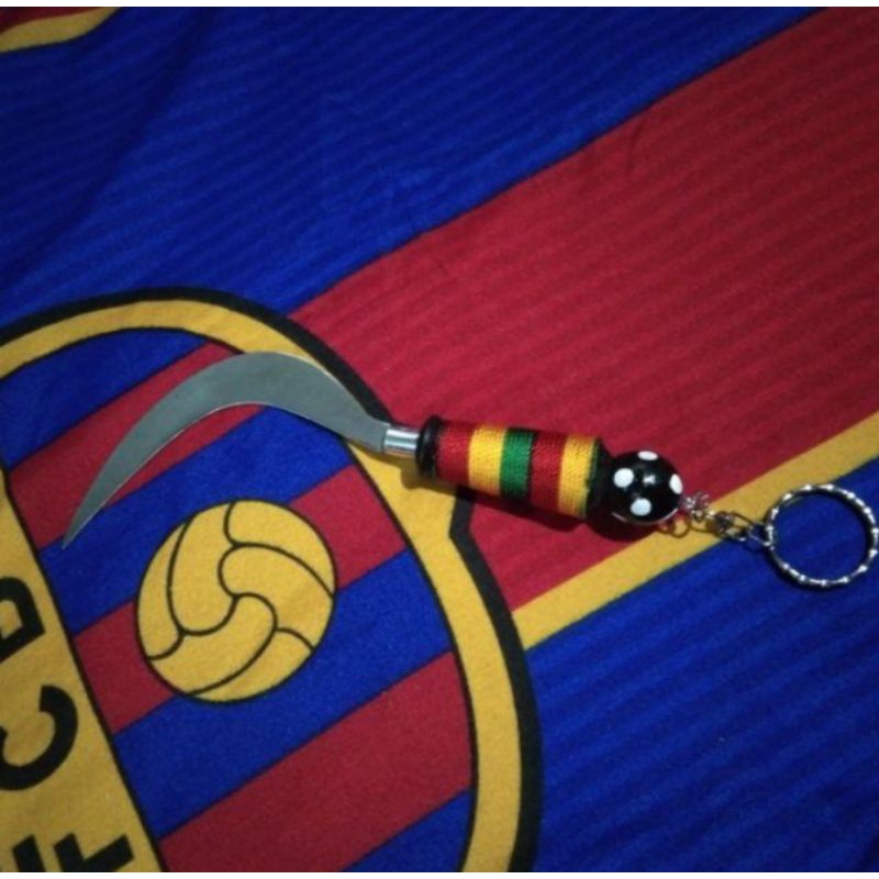 gantungan kunci celurit madura