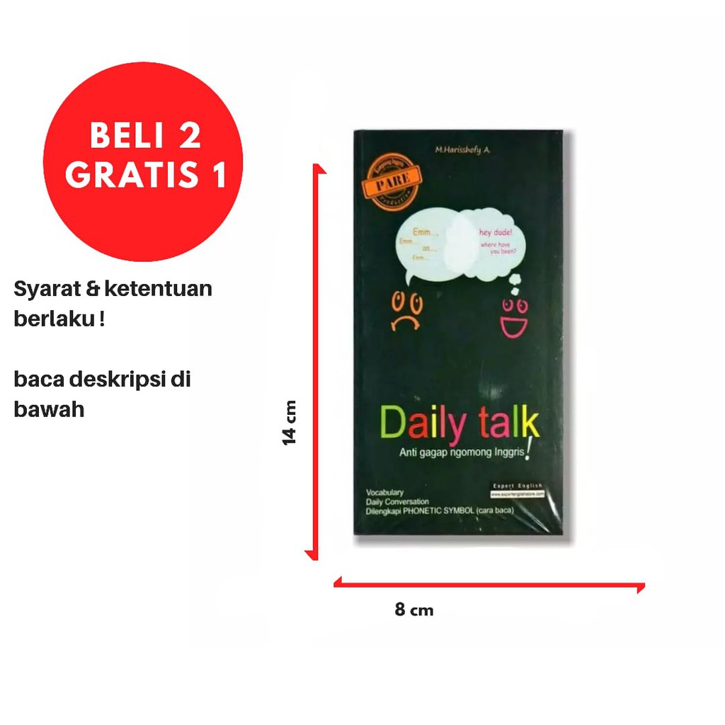 Daily Talk / Buku Bahasa Inggris / Buku kampung inggris / buku belajar bahasa inggris / inggris