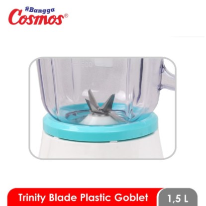 Cosmos Blender Plastik 1.5 Liter CB-180 F Trinity Blade CB180F