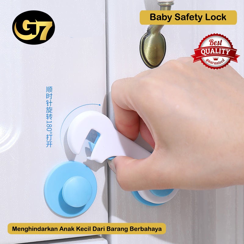 Kunci Laci Lemari Pakaian Baju Kunci Lemari Pintu Kulkas Jendela Safety Lock Child Kitchen Set