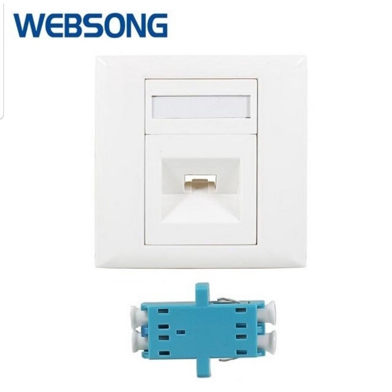 Wall Socket Stop Kontak Casing Fiber Optic Websong