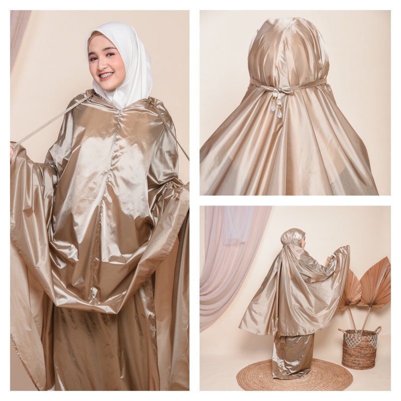 MUKENA TRAVELING HIMA LIGHT  - ALMOND