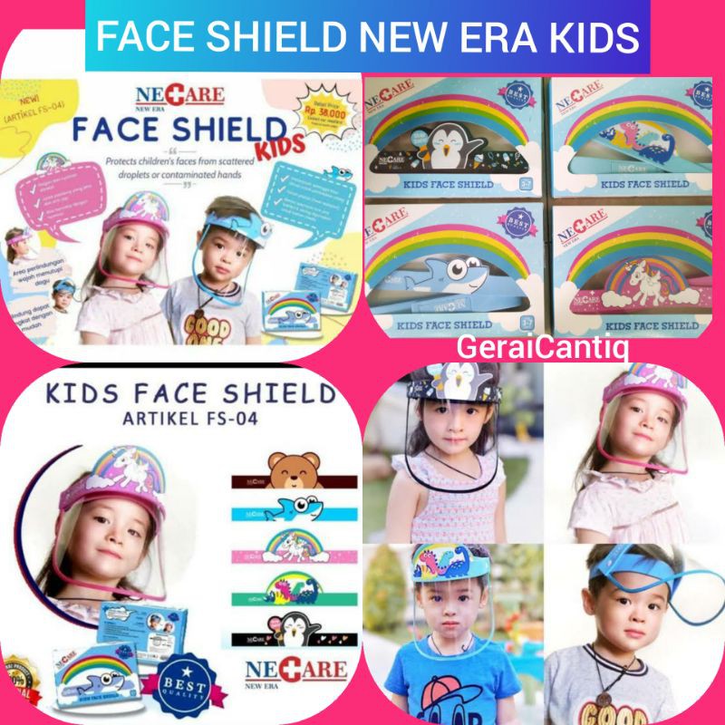 NEW ERA KIDS FACE SHIELD PELINDUNG WAJAH ANAK NEW ERA FS 04