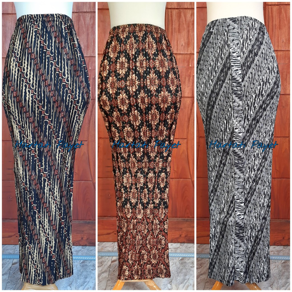 (Ready) Rok Plisket Batik / Rok Akad / Rok Pengantin / Rok Wisuda / Rok Pager Ayu / Rok Orang Tua