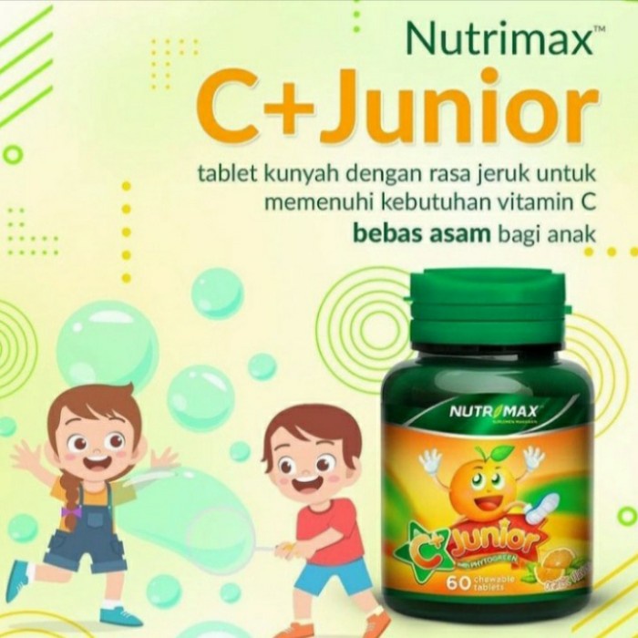 Nutrimax C Plus Junior 60 Tablet /Vitamin C Anak Vit Anak -