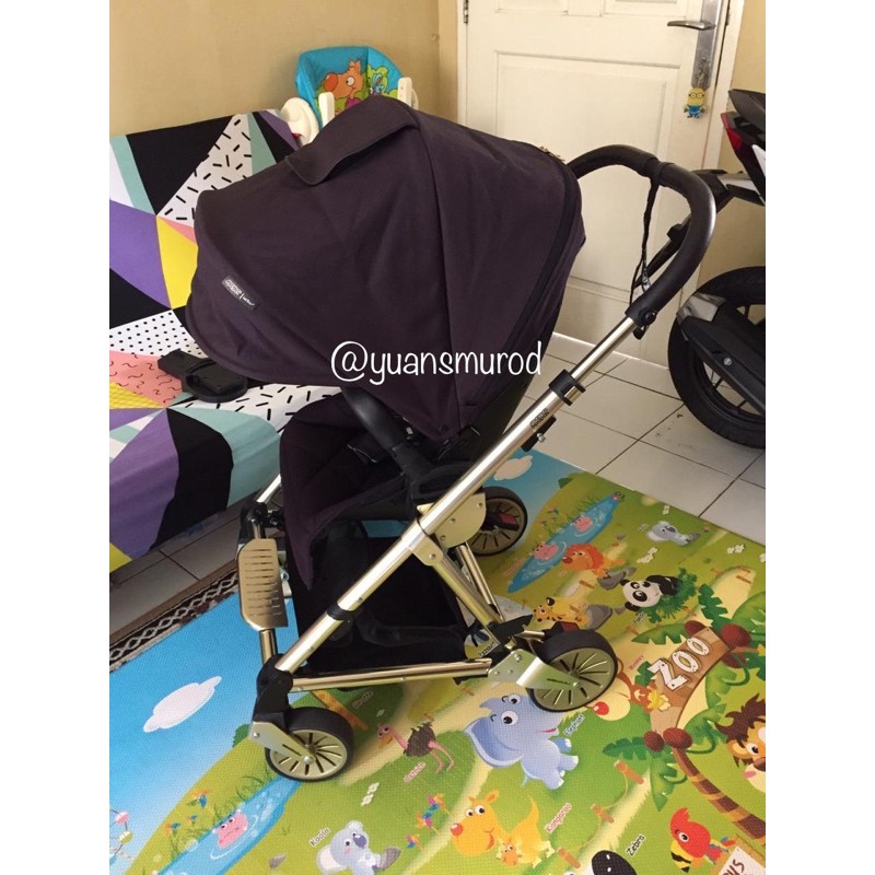 preloved stroller mamas & papas twilight gold