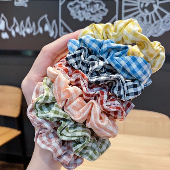 Ikat Rambut Model Gadis Eropa Scrunchie Hair Accessories J135