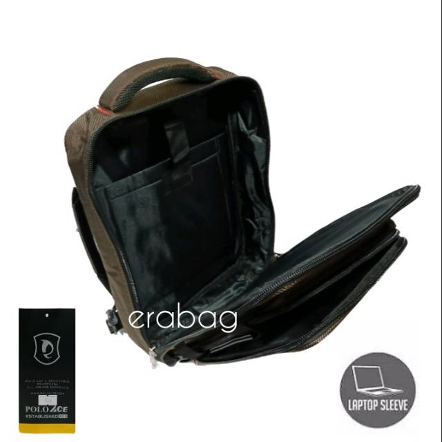 Tas Ransel Selempang Dokumen Polo Ace Laptop 9006 Pria