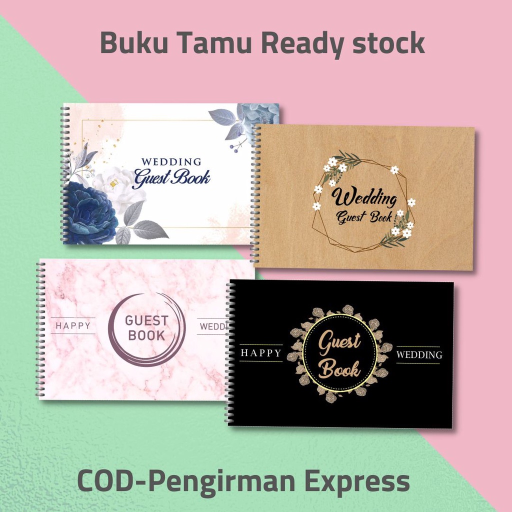 

[Ready stock] Buku Tamu Undangan Pernikahan Premium Aesthtetic