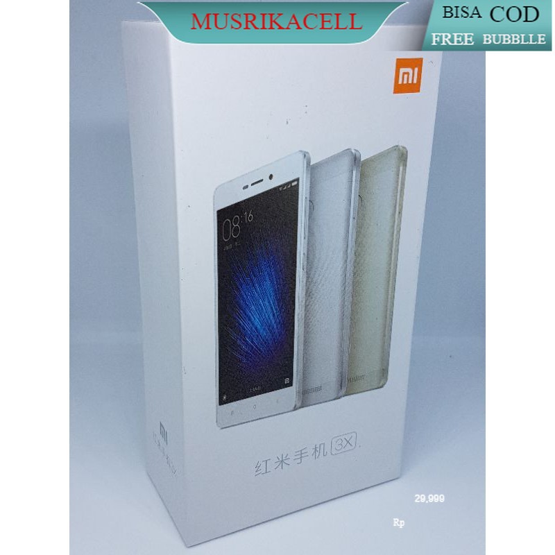 

KOTAK DUSBOX KARDUS BOX DUS XIAOMI REDMI 3X BAWAAN ASLI