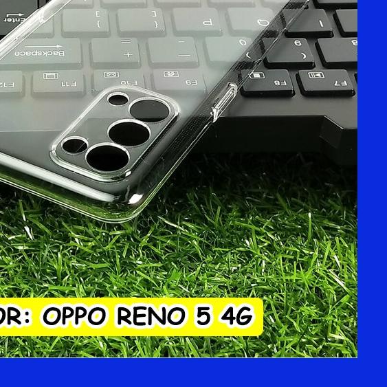 ☜ Oppo Reno 5 4G - Mika Transparan Clear Hard Case Hardcase Casing Cover Bening ✦