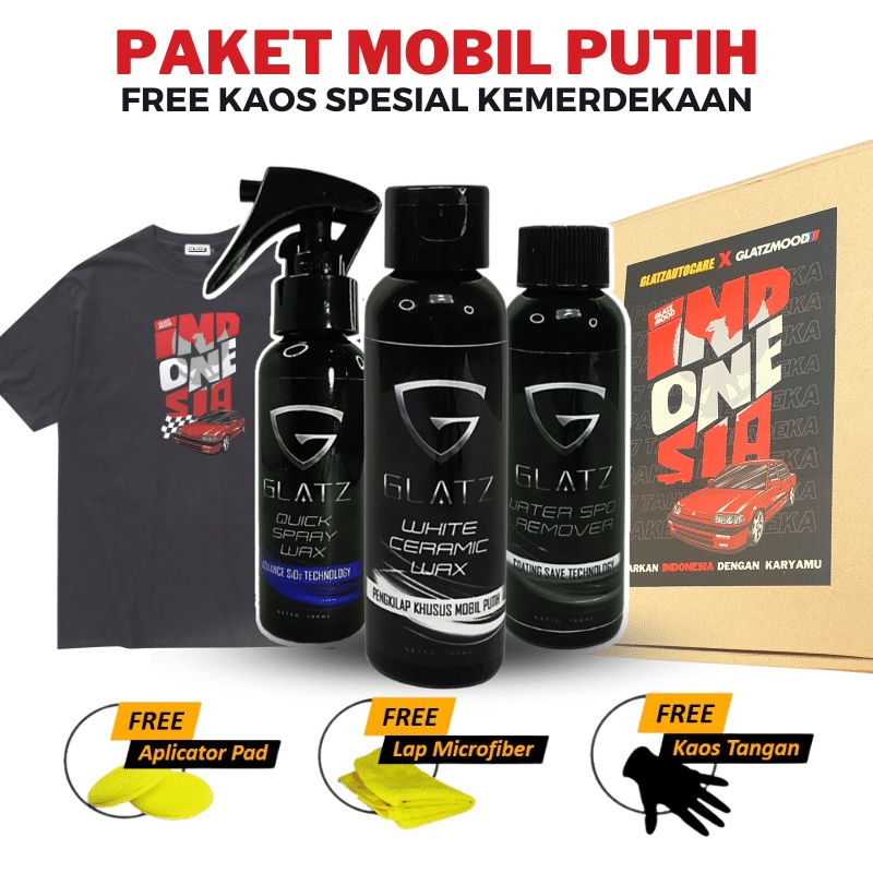 PAKET MERDEKA PERAWATAN MOBIL GLATZ AUTOCARE