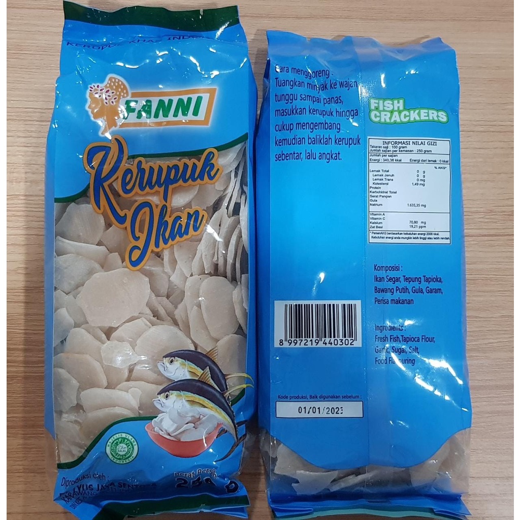 

Kerupuk Ikan Fanni @250g