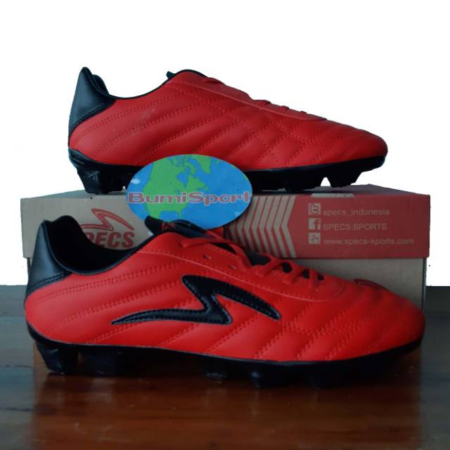 Sepatu Bola Specs Roma Fg Emperor Red/Black Original