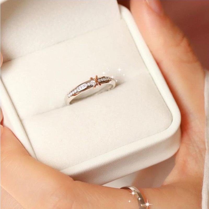 Cincin Berlian 925 silver Untuk Pria Dan Wanita