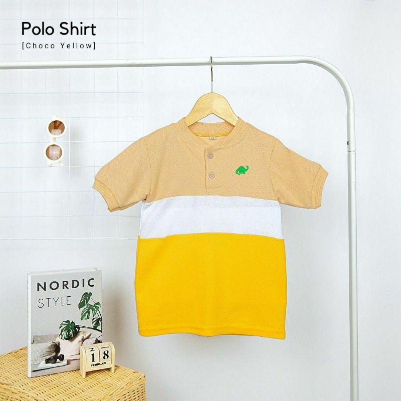 Kaos Polo Anak/Polo Shirt tree tone/Kaos polo anak 3 warna