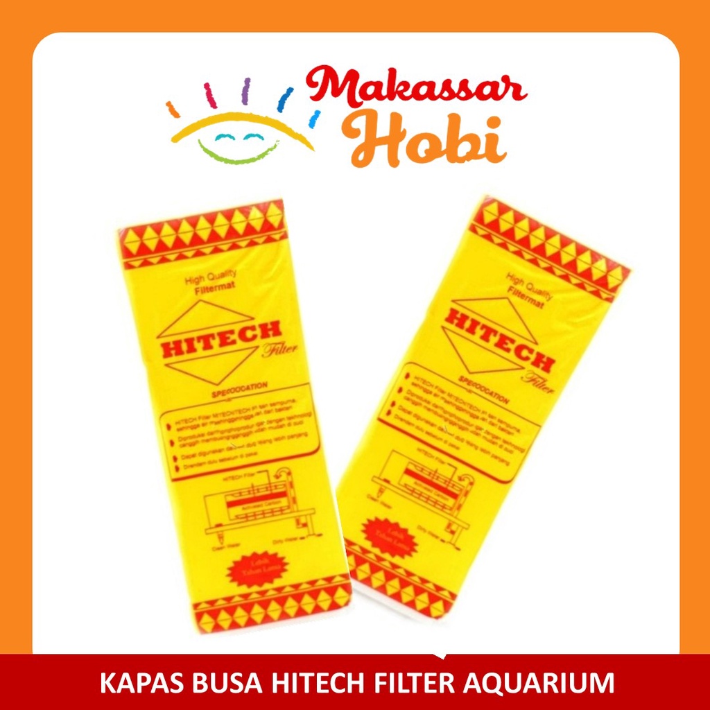 Kapas Hitech Kecil Busa Tebal Media Filter Aquarium Akuarium Aquascape