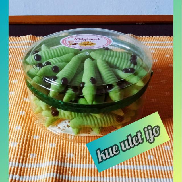 

kue kering lebaran ULET IJO 500gr homemade & fresh