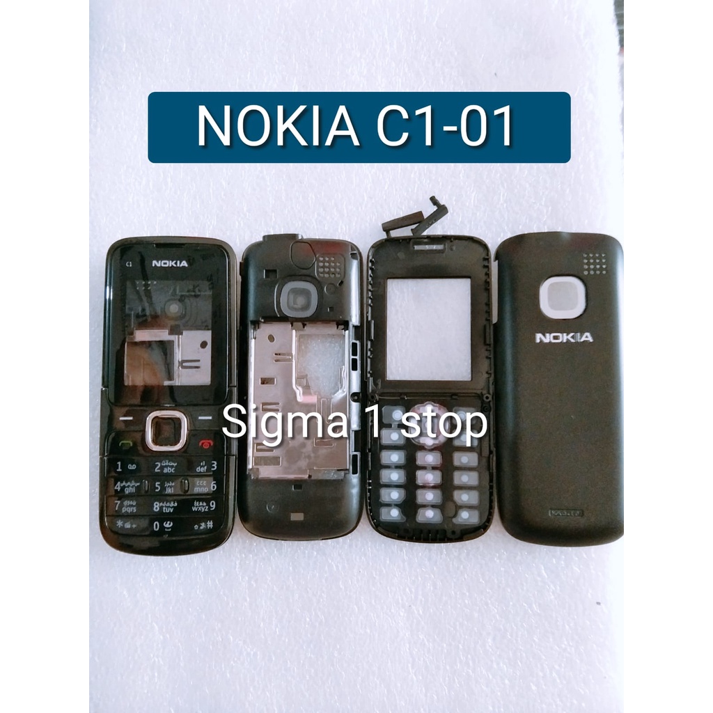 NOKIA C1  C1-01 CASING + TULANG  HOUSING  C101 FRAME  DOMPET HP  SARUNG PINGGANG  KESING NOKIA JADUL