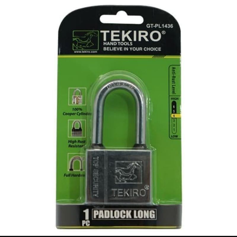 Gembok Tekiro Leher Panjang 60mm