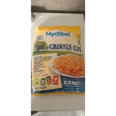 KENTANG CRINKEL CUT MYDIBEL 2,5 KG