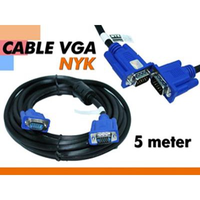 KABEL VGA 5M GOLD PLATED