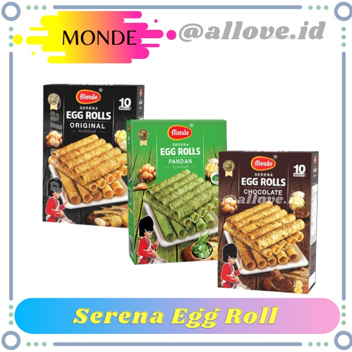 

Monde Cookies Serena Egg Roll 70 Gr