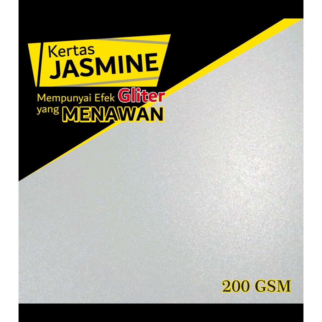 

Kertas Jasmine/Gliter 200 GSM