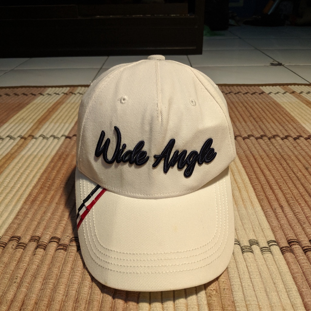 Topi Golf W ANGLE 19SS France White Golf Cap Titleist Original Second