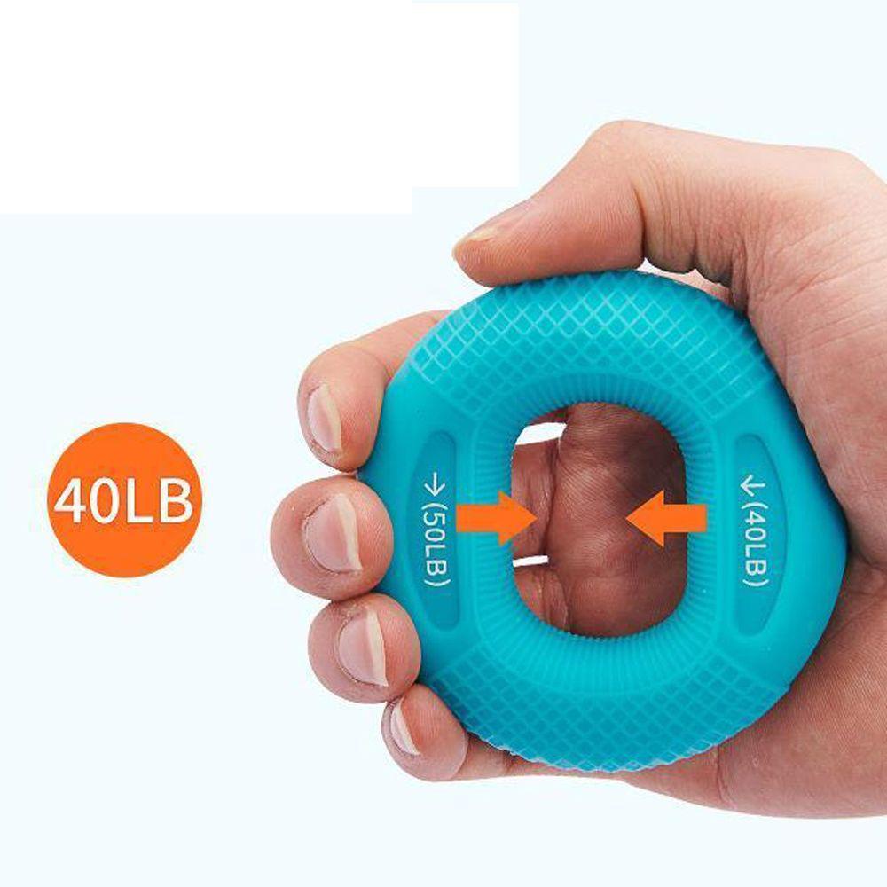 Agustina Grip Ring Berolahraga Mencengkeram Tangan Adjustable Alat Latihan Alat Latihan Finger Trainer Recovery Training Latihan Kekuatan