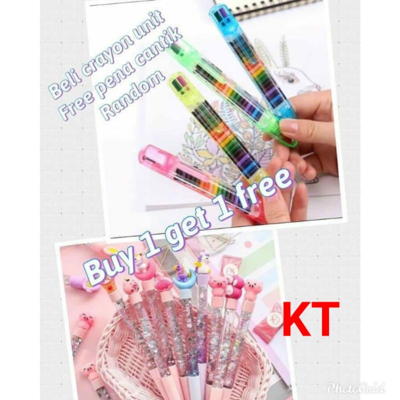 

Kalea. Crayon model pensil GRATIS pen cantik