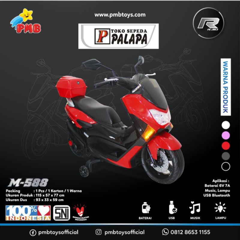 MOTOR MOTORAN AKI NMAX PMB M588 Mainan M 588