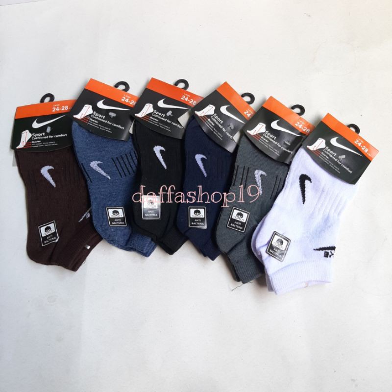 Kaos Kaki Pendek Semata Kaki Sport Olahraga Socks Pria Wanita