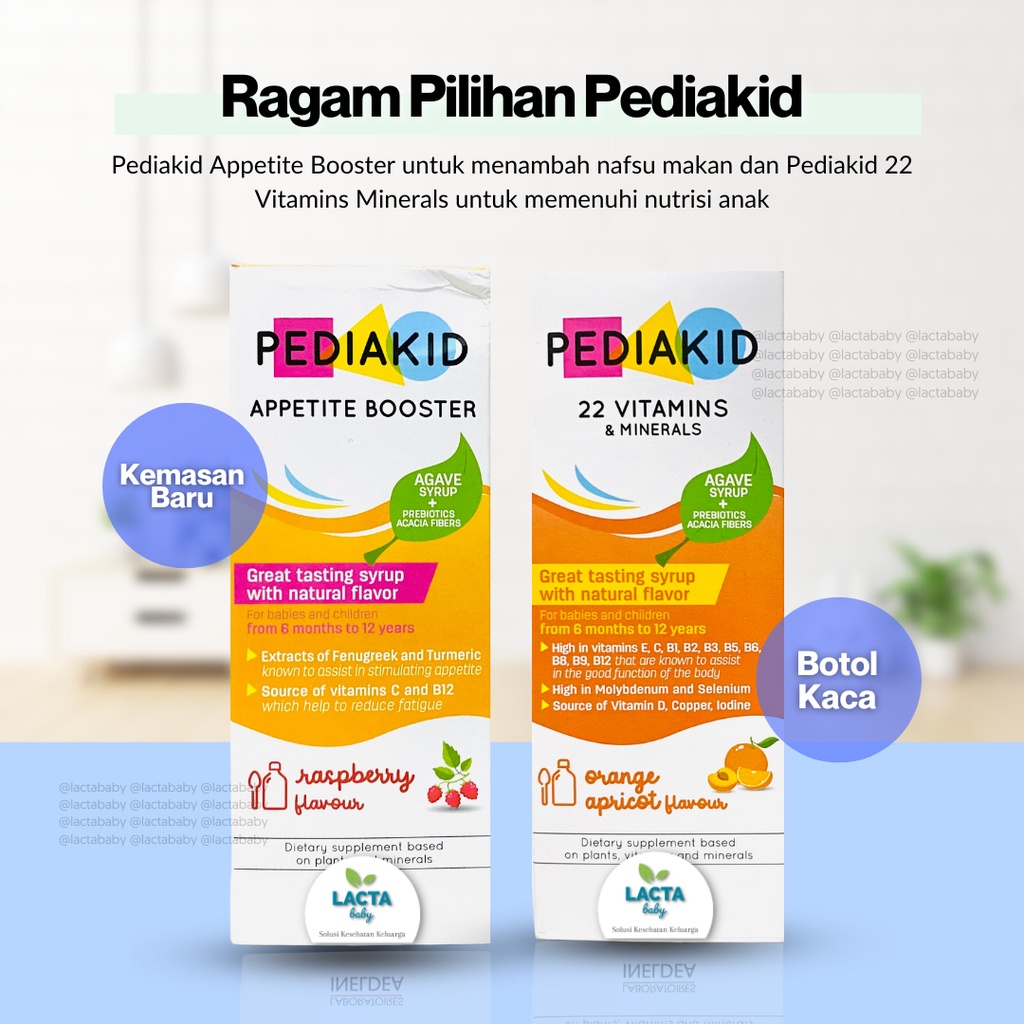 Pediakid - Appetite Booster | Pediakid 22 Vitamins &amp; Minerals | Immune