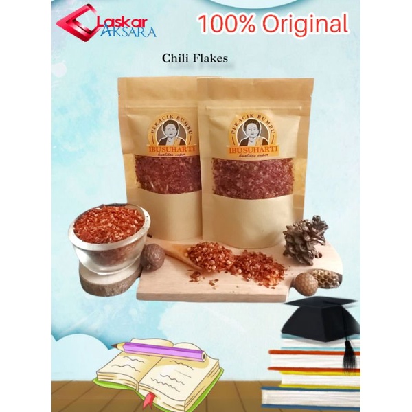 

Bumbu Tabur Chili Flakes Bubuk / Bumbu Masakan - Ibu Suharti // Premium