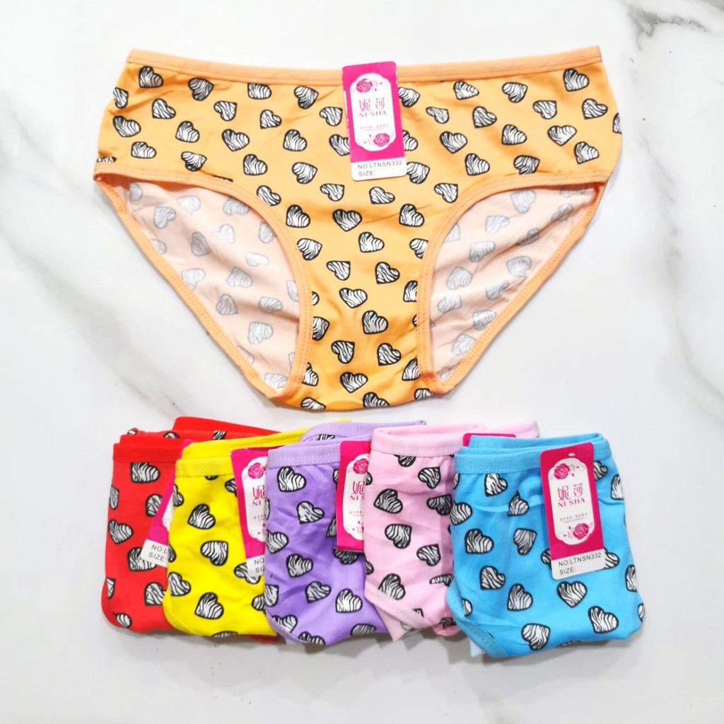 PAKAIAN DALAM CD WANITA MOTIF RANDOM IMPORT SUPER SOFT  Celana Dalam Cewek Murah Allsize