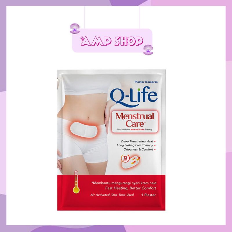 Q-Life Mentrual Care /Plester Kompres (Nyeri haid)