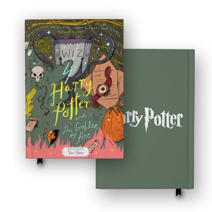 

Buku Catatan Notebook Harry Potter And Goblet Of Fire Custom Nama