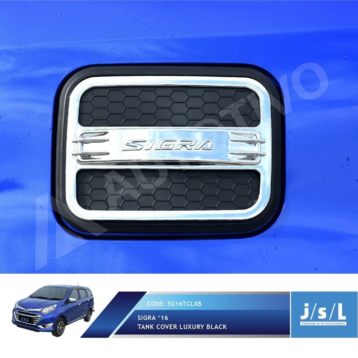 Cover Tutup Bensin JSL Daihatsu Sigra / Tank Cover Luxury Black