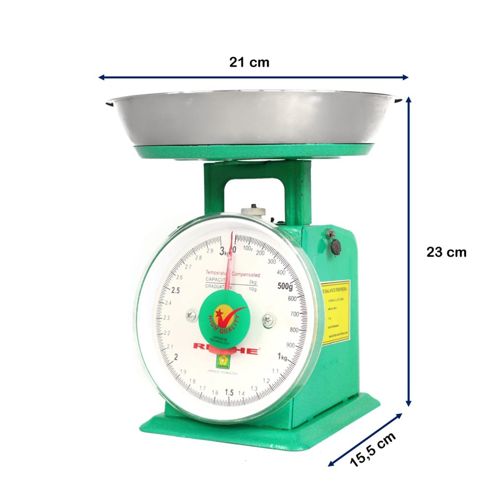Timbangan duduk jarum RENHE 3 KG