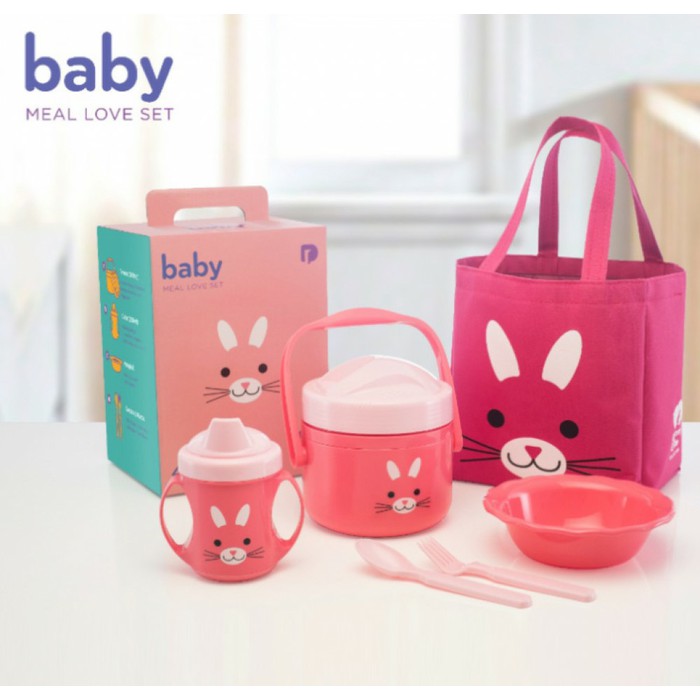 Baby Value Pack Set Tempat Makan Bayi Set Value Baby Set Grosir - PINK