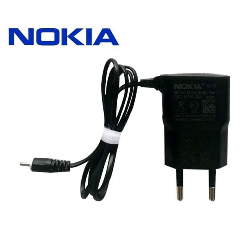 TC TRAVEL CHARGER NOKIA LUBANG KECIL N70 / N95 PACKING PRESS