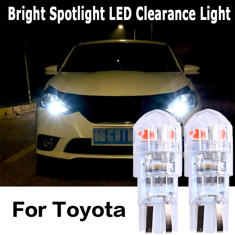 Canbus Car Wedge Lampu Parkir Side Door Bulb Instrumen Lampu Plat Nomor Lampu For Toyota Camry Altis Vigo Fortuner CHR Vios Yaris Ativ Hilux REVO Avanza sienta hiace innova