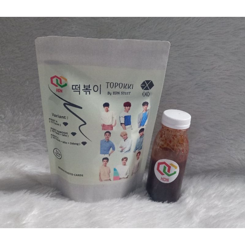 

Topokki EXO 275gr / Tteokbokki / Tteokbokki halal / Tteokbokki instan 275gr by HDN STUFF