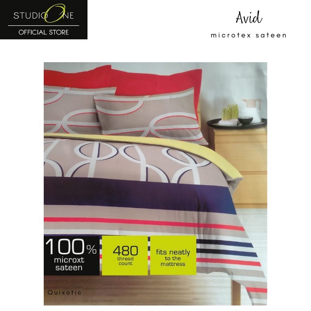 Set Sprei STUDIO ONE Avid New MicroXT Design Quixotic