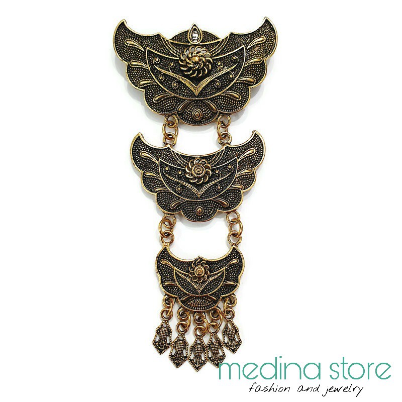 Bros Kebaya/Bros Susun/Bros Kutubaru/Bros Seragam Pesta/Bros Grosir Murah Mewah-B - Gold Bakar