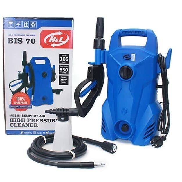 î+ Jet Cleaner Mesin Cuci Steam Mobil dan Motor H&L BIS70 Semprot Air î