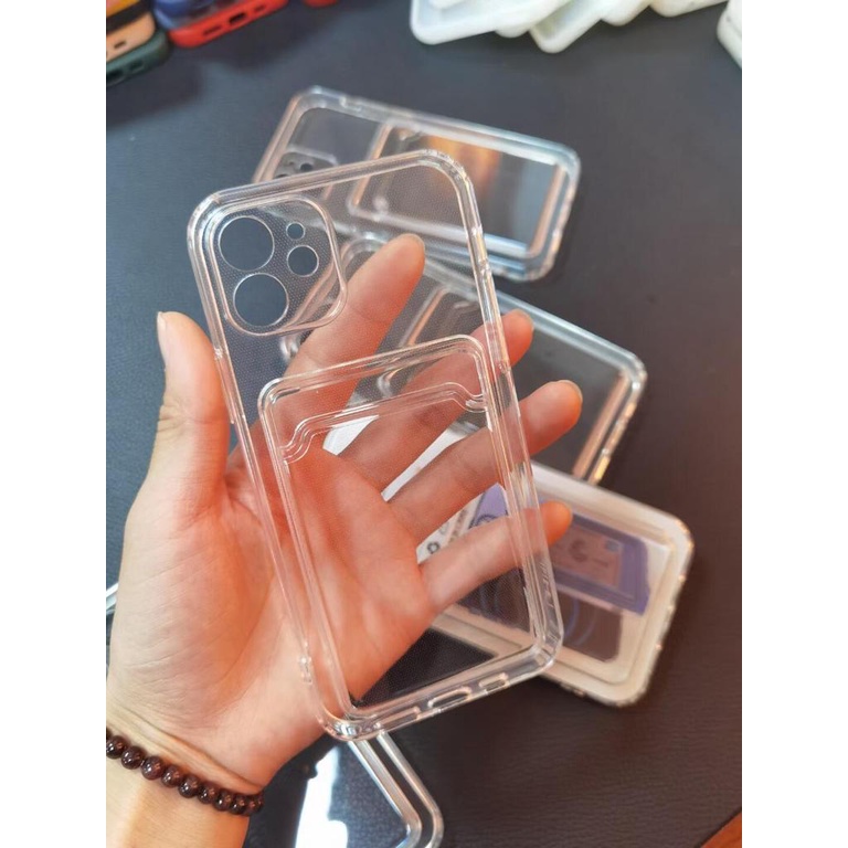 [TPC] Wallet Case OPPO A5 A3S A5S A7 F9 / F9 PRO A52 A92 A72 A15 A31 A32 A9 2020 C3 C11 C12/C15 C20 C21Card Holder Clear Case OP045